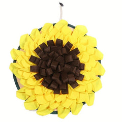 Interactive Sunflower Pet Snuffle Mat Slow Feeder Dog Puzzle Toy