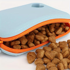 Silicone Dog Treat Bag Pet Snack Bag Training Bag Portable Walking Bag