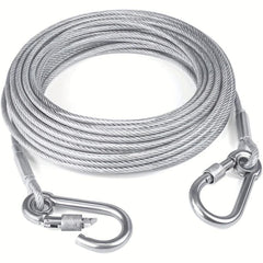 Reflective Dog Tie Out Cable for Dogs up to 250 lbs