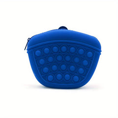 Silicone Dog Treat Pouch with Zipper for Training