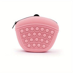 Silicone Dog Treat Pouch with Zipper for Training