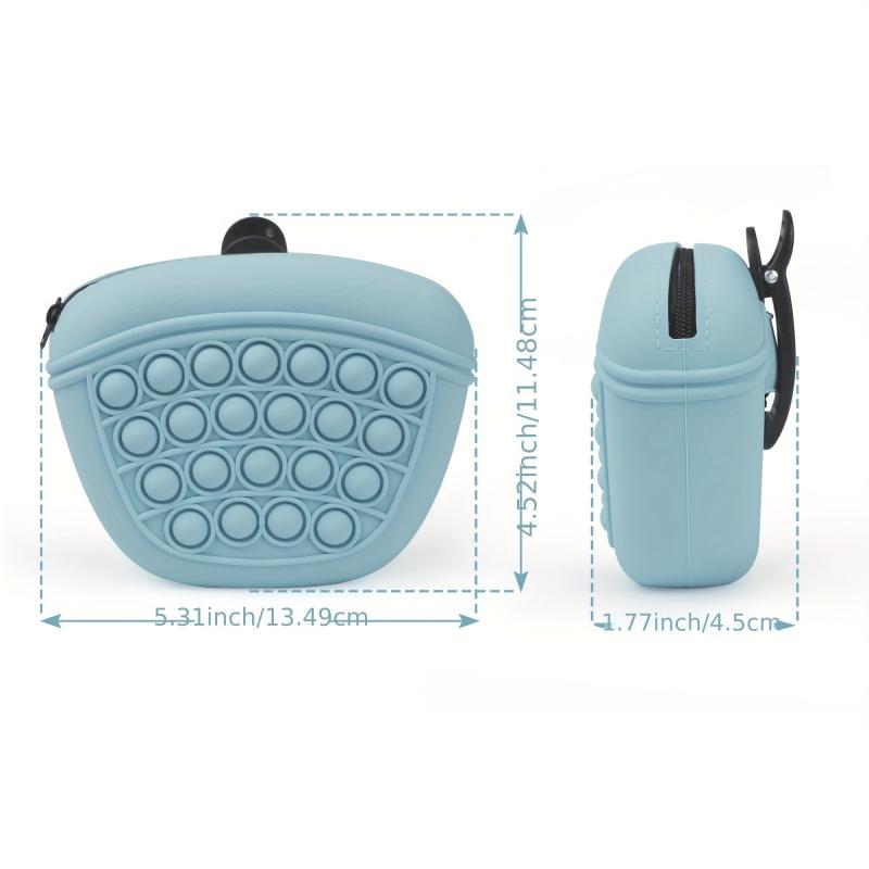 Silicone Dog Treat Pouch with Zipper for Training