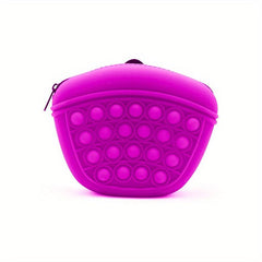 Silicone Dog Treat Pouch with Zipper for Training