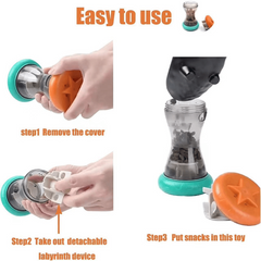 Interactive Barbell Dog Toy for Small Dogs