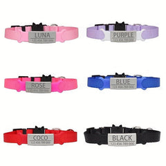 Colloid Pet ID Tag Stainless Steel Custom Engraving Nameplate
