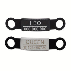 Colloid Pet ID Tag Stainless Steel Custom Engraving Nameplate