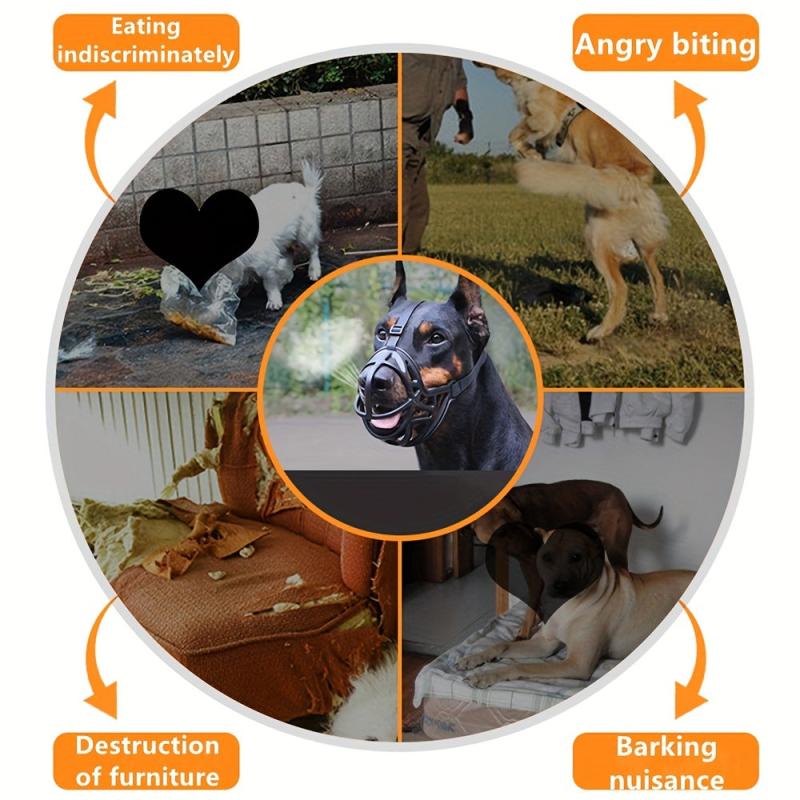 Soft & Breathable Dog Muzzle for Small Medium & Large Dogs