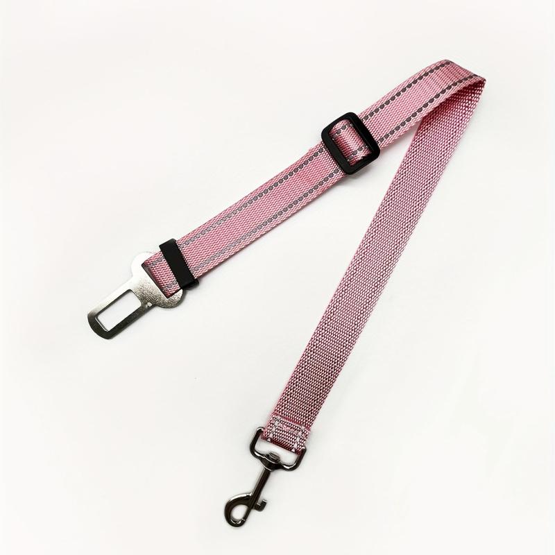 Fabric Adjustable Car Pet Leash Safety Belt for Cats and Dogs