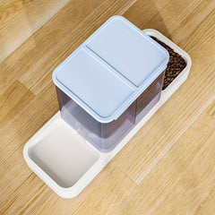2 In 1 Cat Feeder Water Dispenser For Indoor Cats