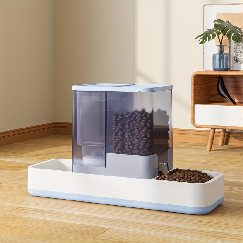 2 In 1 Cat Feeder Water Dispenser For Indoor Cats