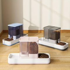 2 In 1 Cat Feeder Water Dispenser For Indoor Cats