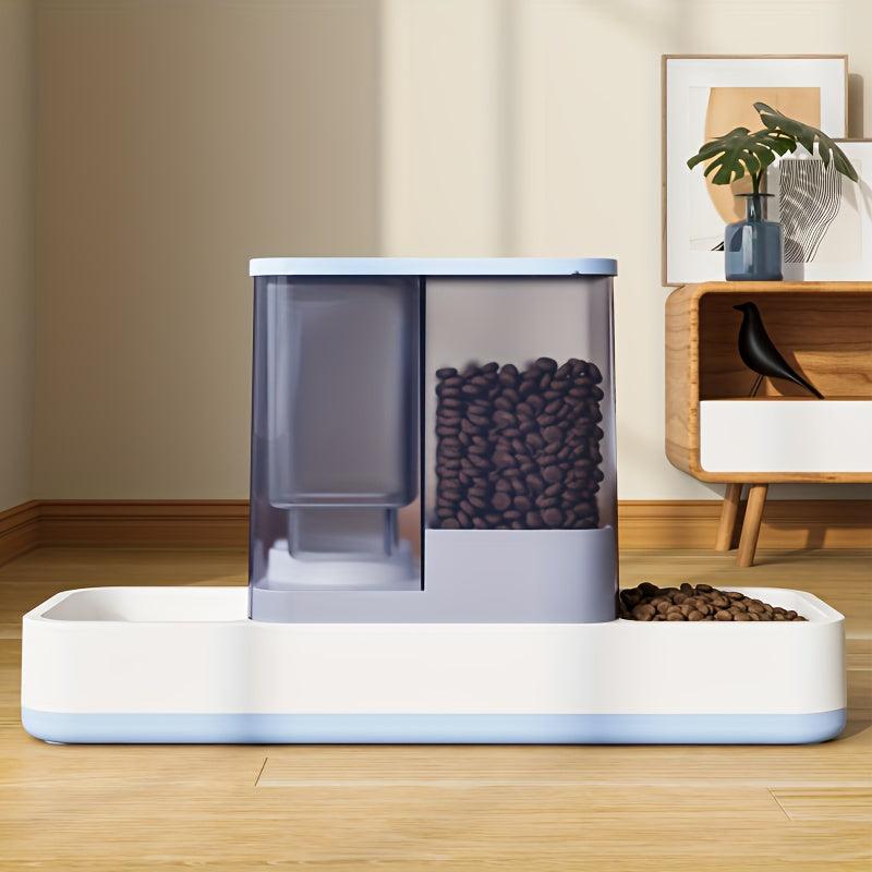 2 In 1 Cat Feeder Water Dispenser For Indoor Cats