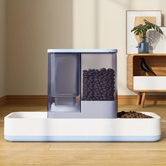 2 In 1 Cat Feeder Water Dispenser For Indoor Cats