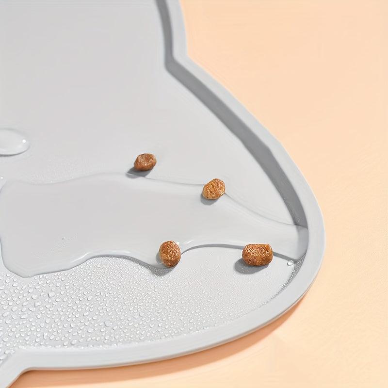 Cloud Cat Head Pet Feeding Mat Non-slip Waterproof Silicone