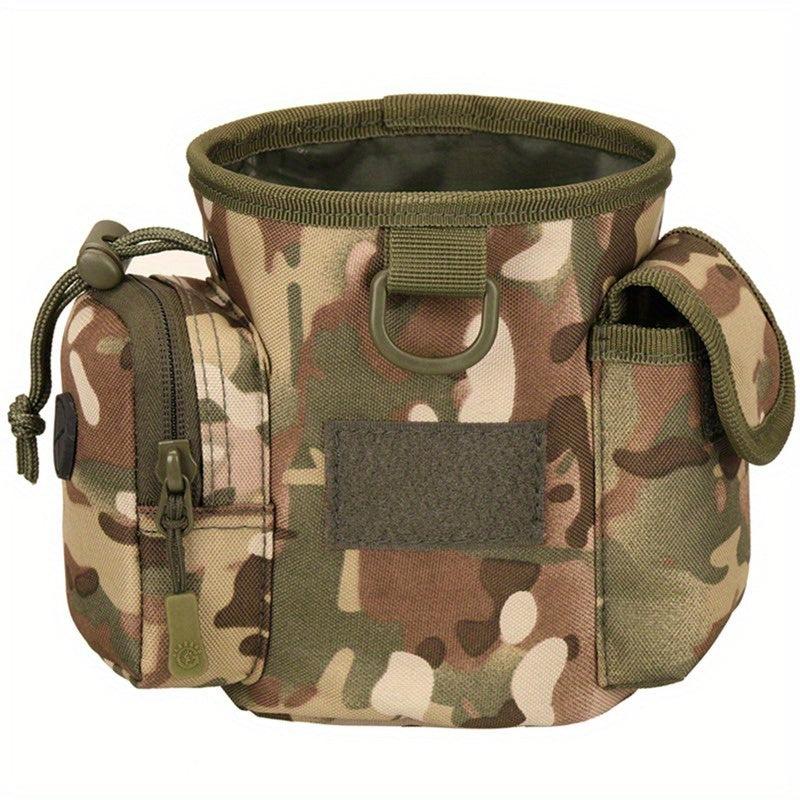 Pet Treat Bag with Pockets & Waistband for Training