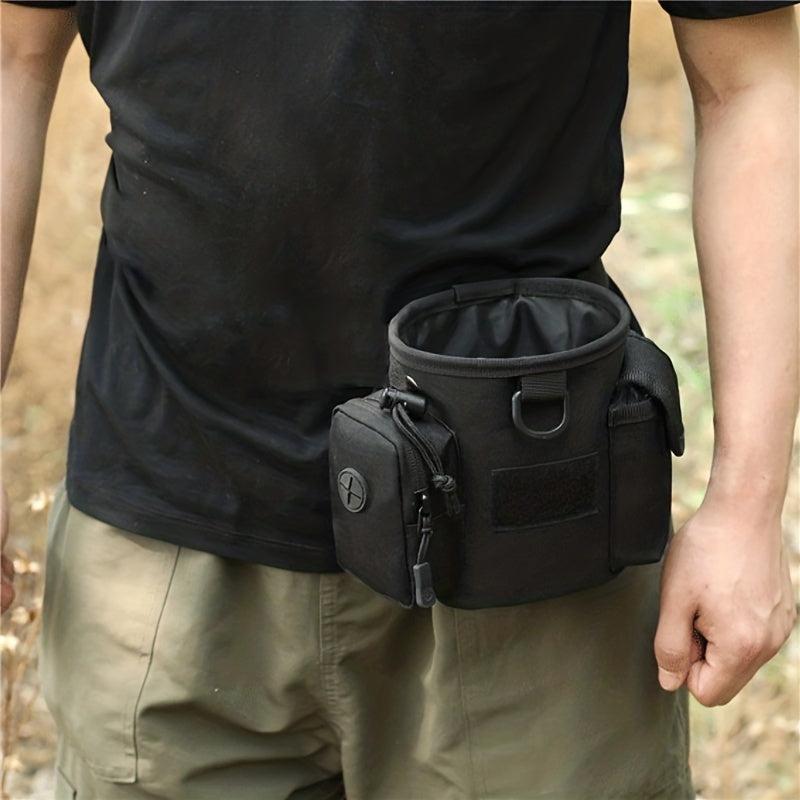 Pet Treat Bag with Pockets & Waistband for Training