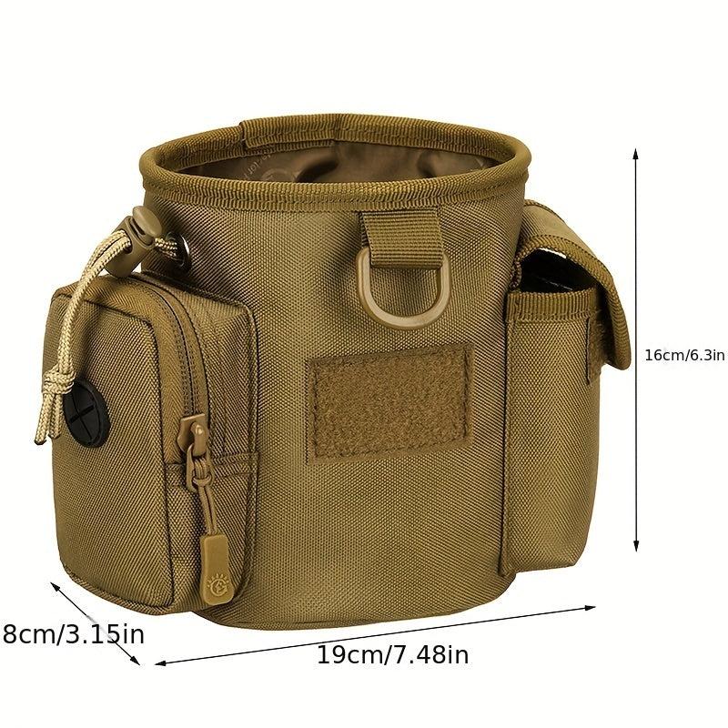 Pet Treat Bag with Pockets & Waistband for Training