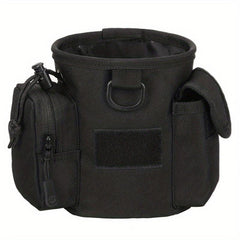 Pet Treat Bag with Pockets & Waistband for Training