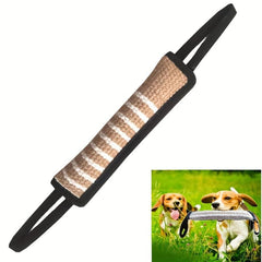 Durable Cotton Pet Dog Tear Bite Training Rod Tug With Dual Handles