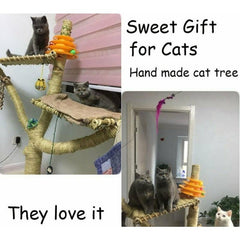 DIY Cat Scratcher Rope Twisted Sisal Rope Replacement Cat Tree Scratching Toy