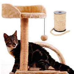 DIY Cat Scratcher Rope Twisted Sisal Rope Replacement Cat Tree Scratching Toy