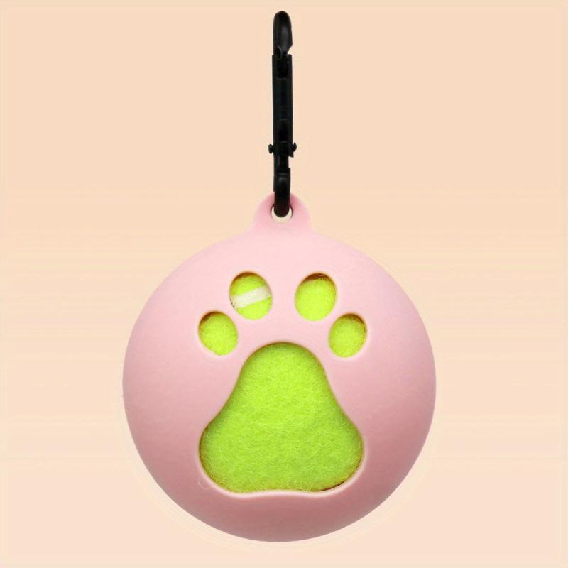 Silicone Pet Toy Tennis Ball Holder for Endless Fun