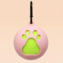 Silicone Pet Toy Tennis Ball Holder for Endless Fun