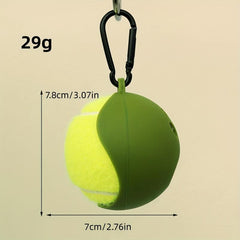 Silicone Pet Toy Tennis Ball Holder for Endless Fun