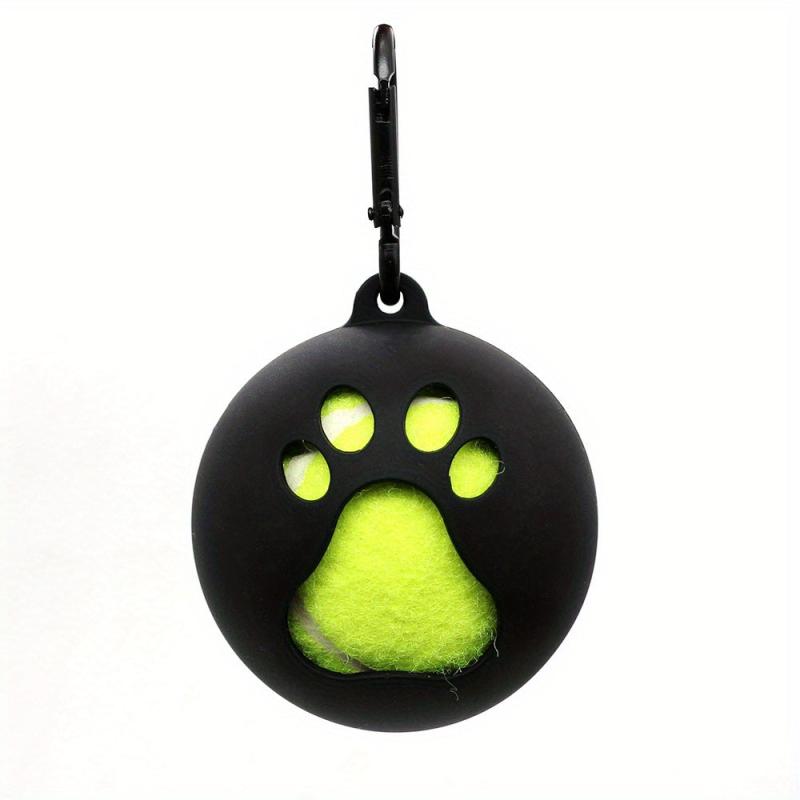Silicone Pet Toy Tennis Ball Holder for Endless Fun