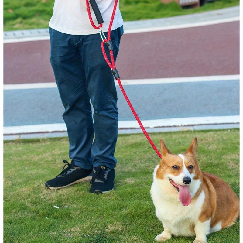 Reflective Hands Dog Leash For Hiking Walking And Running