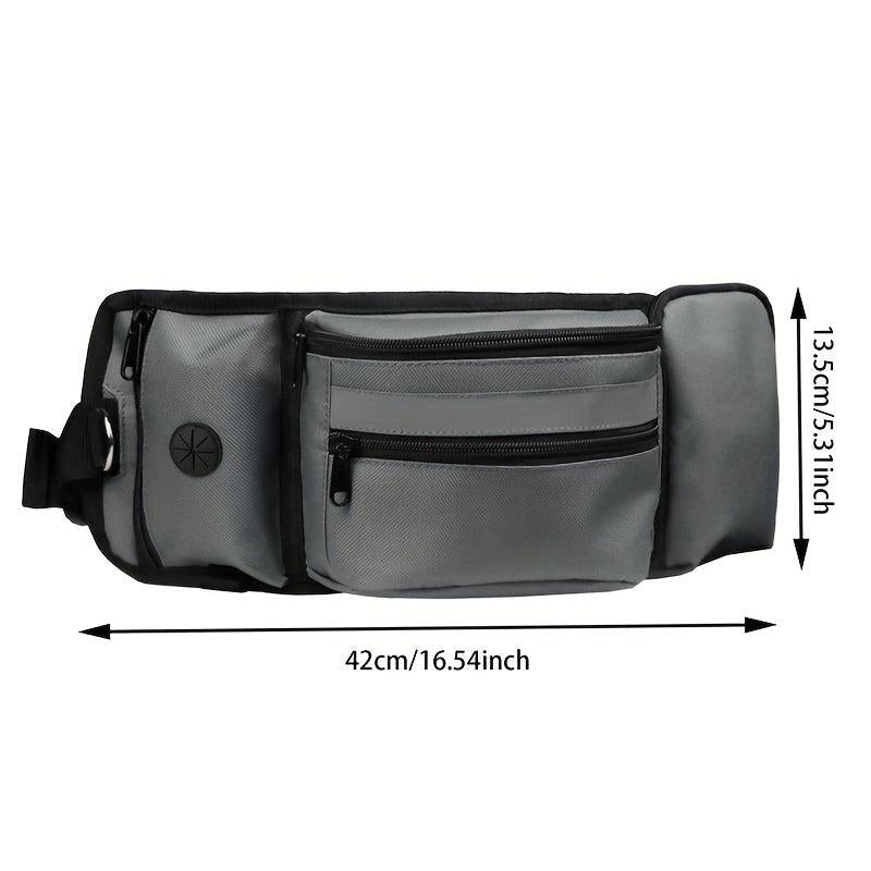 Dog Treat Pouch Large Capacity Training Bag With Dispenser & Bottle Holder