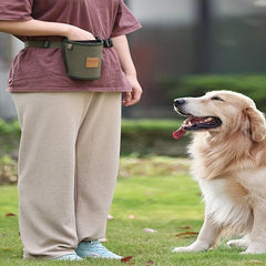 Dog Training Snack Bag Pet Outdoor Portable Waistpack Polyester Fabric