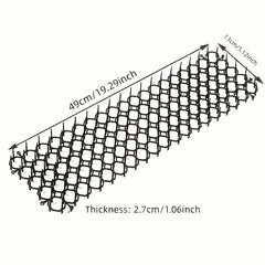 6pcs Plastic Cat Proof Netting Spiked Mat Garden Isolation Protection