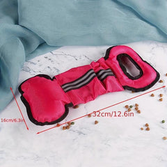 Bone Shaped Dog Training Stick with Pull Ring, Bite Resistance, Tug Toy