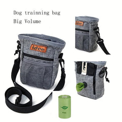 Convenient Pet Training Waist Bag with Shoulder Strap Pet Garbage Bag