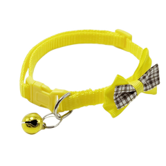 Cute Knitted Cat Collar with Bell & Bowknot