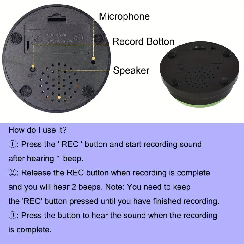 30s Record & Playback Button for Dog Communication and Training
