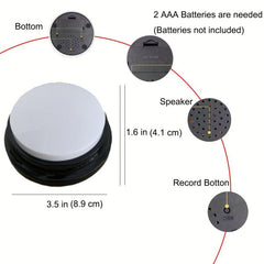 30s Record & Playback Button for Dog Communication and Training