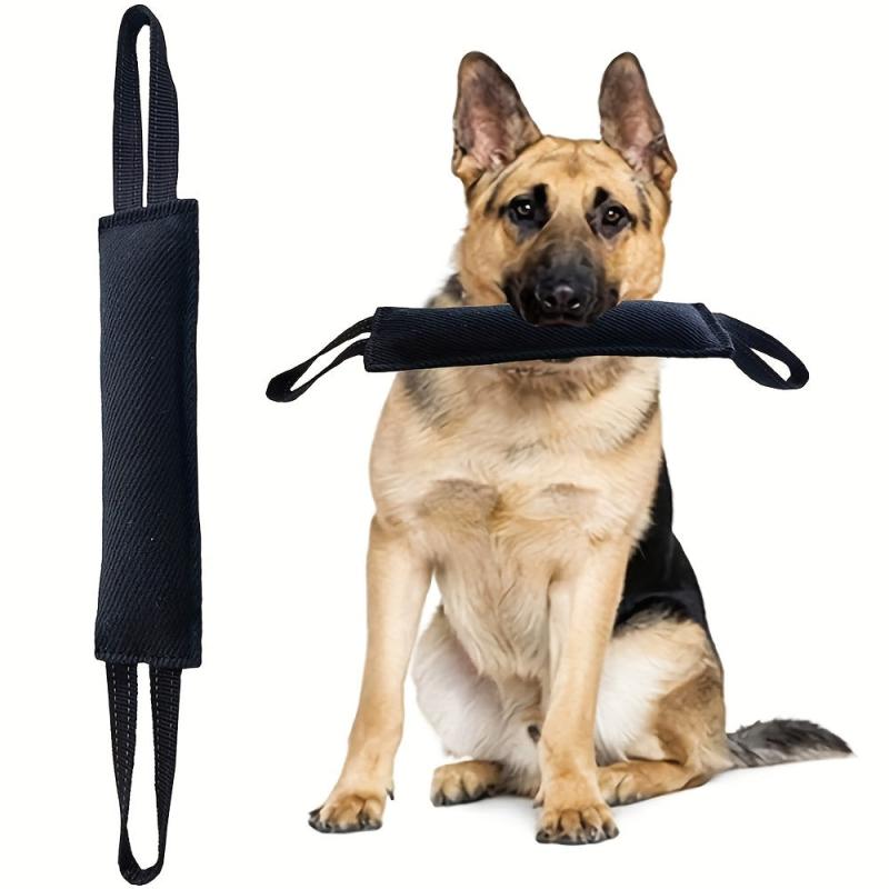 Dog Tug Toy Tough Jute Bite Pillow Durable Training Equipment