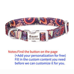 Personalized Double Layer Soft Printed Pet Collar
