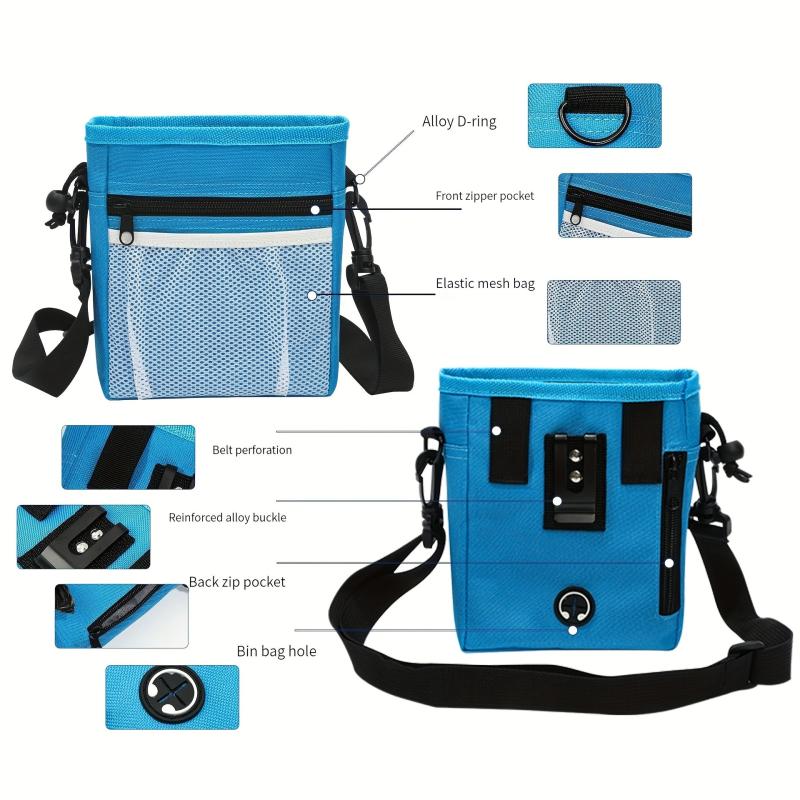 Dog Training Waist Bag with Treat Pouch & Poop Bag Dispenser