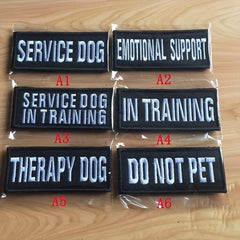 Therapy Dog Security Patches - Keep Your Pet Safe