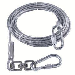 Stainless Steel Leash for Large Dogs 15-45ft