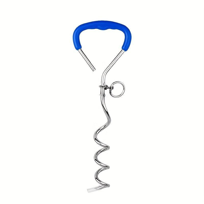 Dog Tie Out Leash Stake Pet Leash Anchor Stake For Dog Runner Sturdy Dog Stake