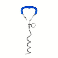 Dog Tie Out Leash Stake Pet Leash Anchor Stake For Dog Runner Sturdy Dog Stake