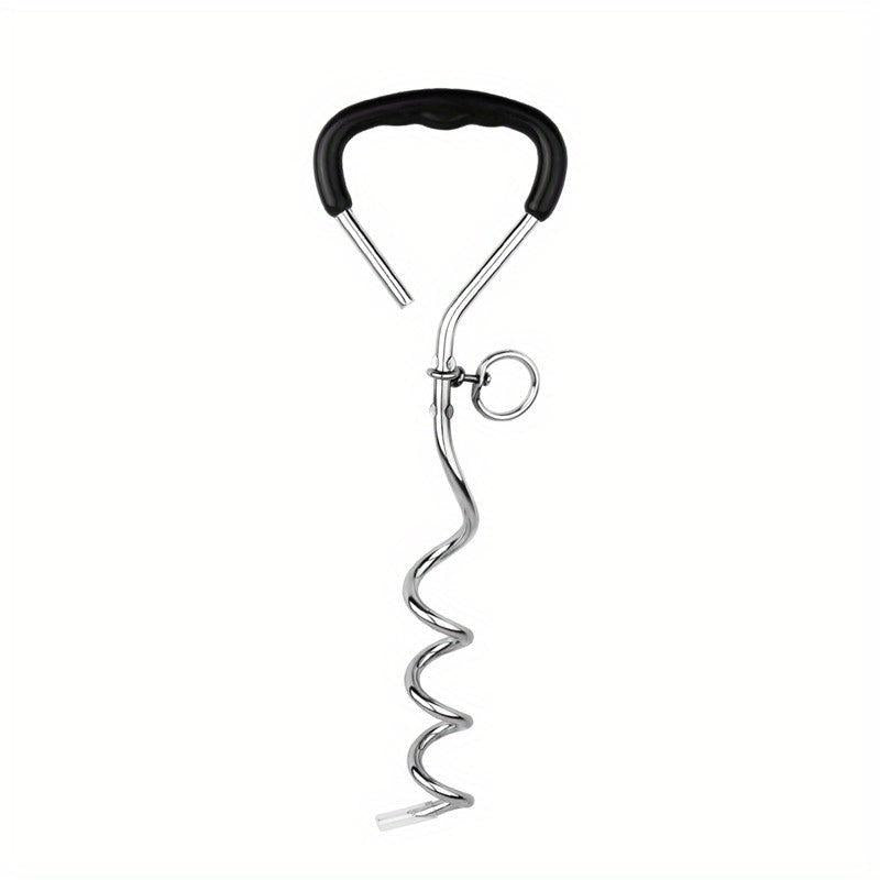 Dog Tie Out Leash Stake Pet Leash Anchor Stake For Dog Runner Sturdy Dog Stake