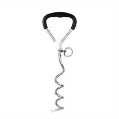 Dog Tie Out Leash Stake Pet Leash Anchor Stake For Dog Runner Sturdy Dog Stake