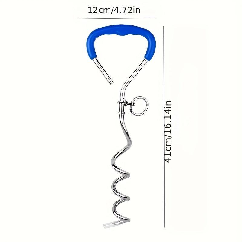 Dog Tie Out Leash Stake Pet Leash Anchor Stake For Dog Runner Sturdy Dog Stake