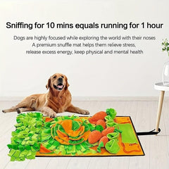 Interactive Pet Snuffle Mat Slow Feeder Dog Puzzle Toy for Training and Play