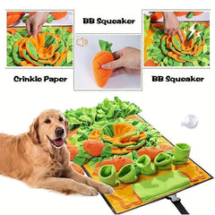 Interactive Pet Snuffle Mat Slow Feeder Dog Puzzle Toy for Training and Play
